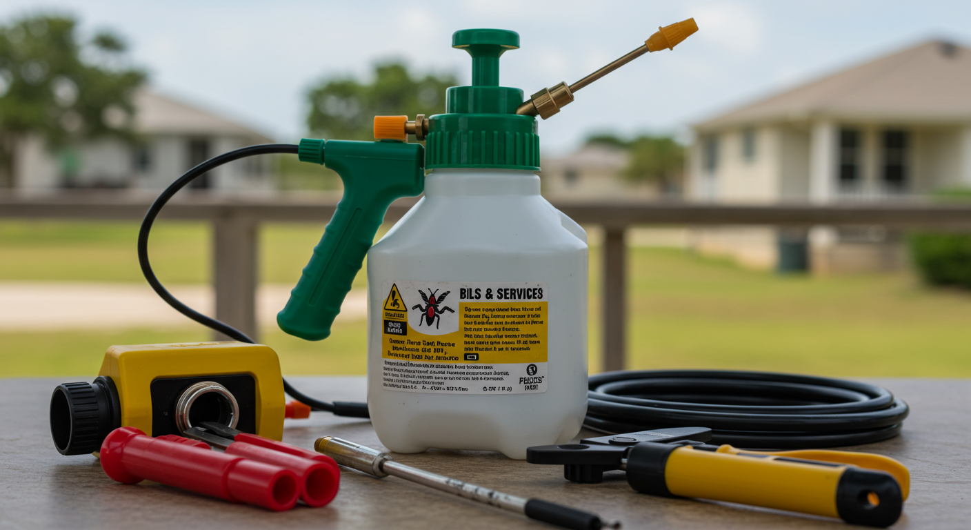Bug Sprayer and Pest Control Tools